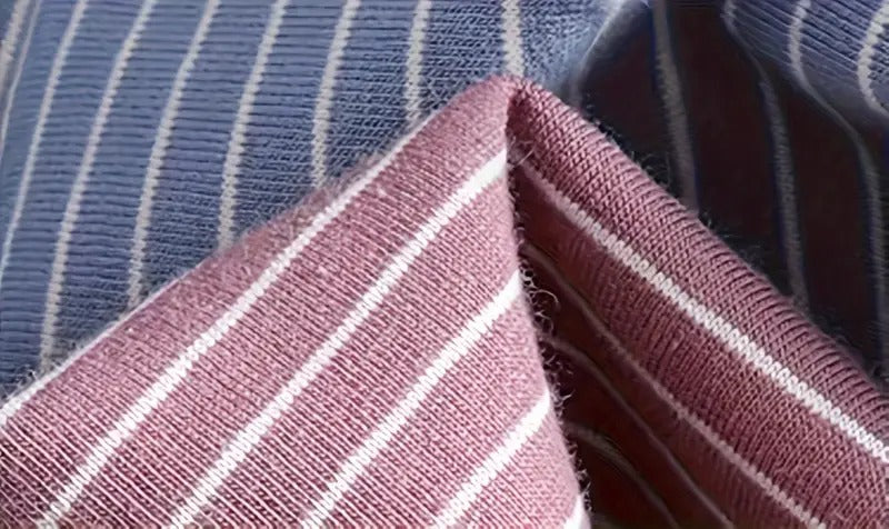 Premium Men's Striped Cotton Boxer Briefs - Packs of 6