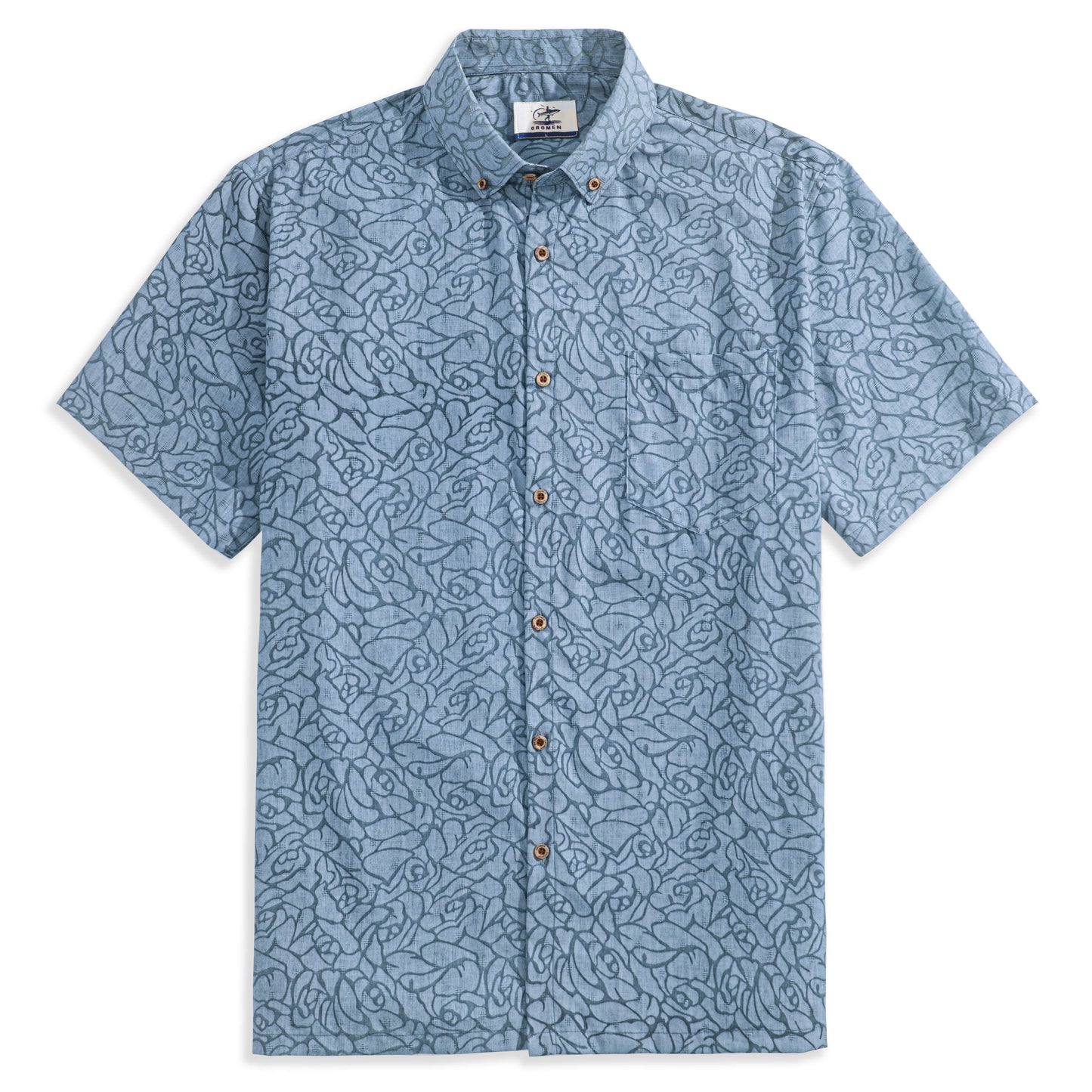 Shadow Floral Textured Shirt