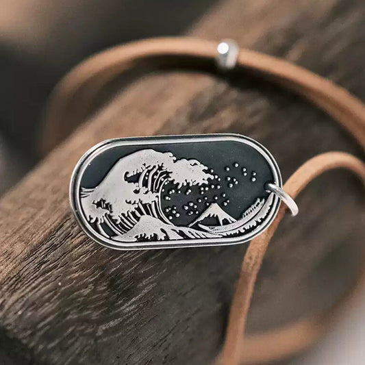 The Great Wave off Kanagawa Necklace