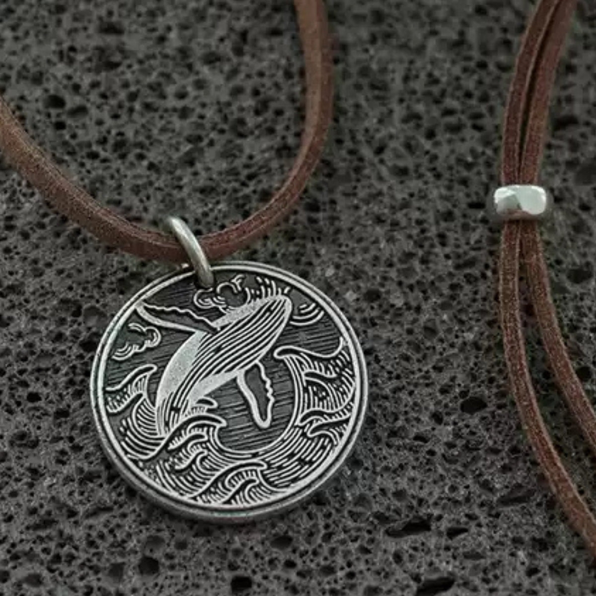 Whale Sterling Silver Necklace