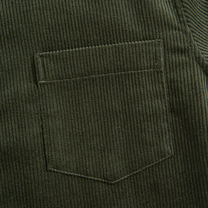 Army Green Utility Corduroy Shirt