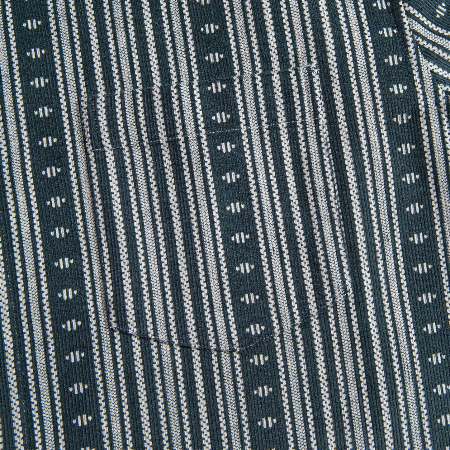 Versatile Striped Corduroy Shirt