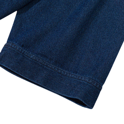 Half-wrapped Washed Oxford Kimono Haori