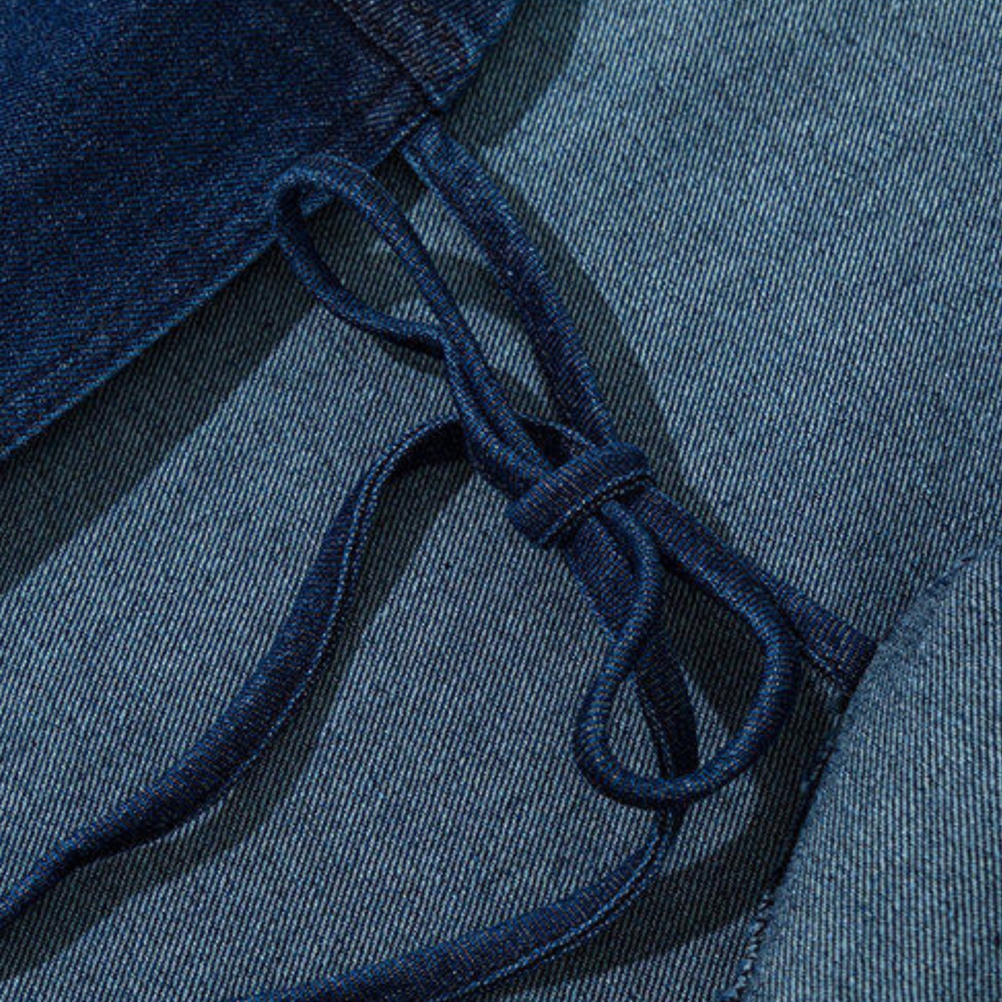 Half-wrapped Washed Oxford Kimono Haori
