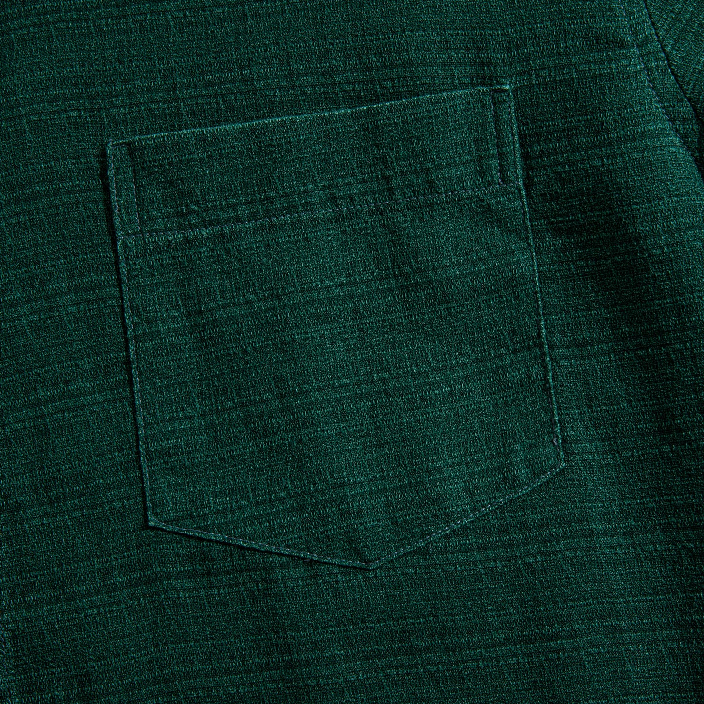 Porous Woven Texture Short Sleeve Shirt