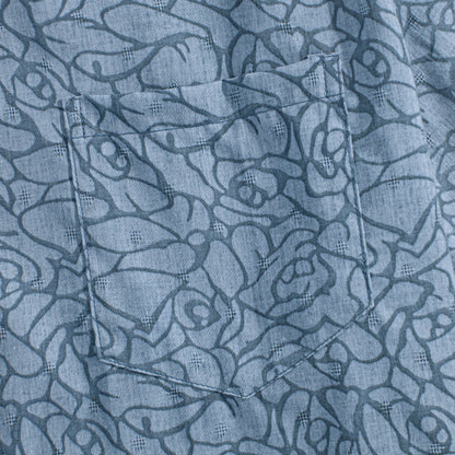 Shadow Floral Textured Shirt